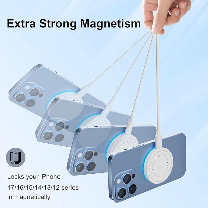 MagSafe Charger 2 Pack Magnetic Wireless Charger Fast Charging Pad - Image 4
